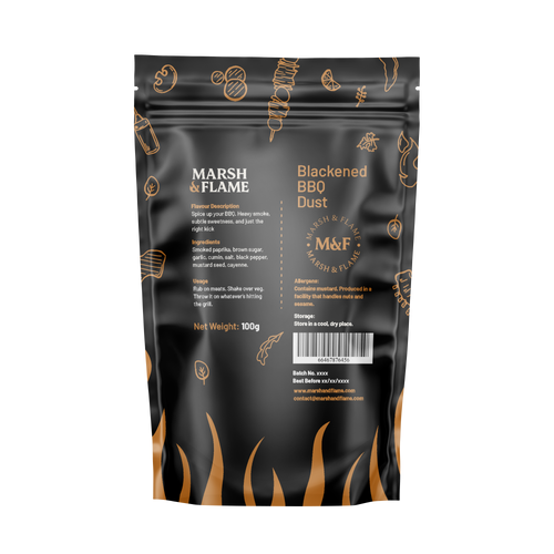 Blacked BBQ Dust - 100g Pouch