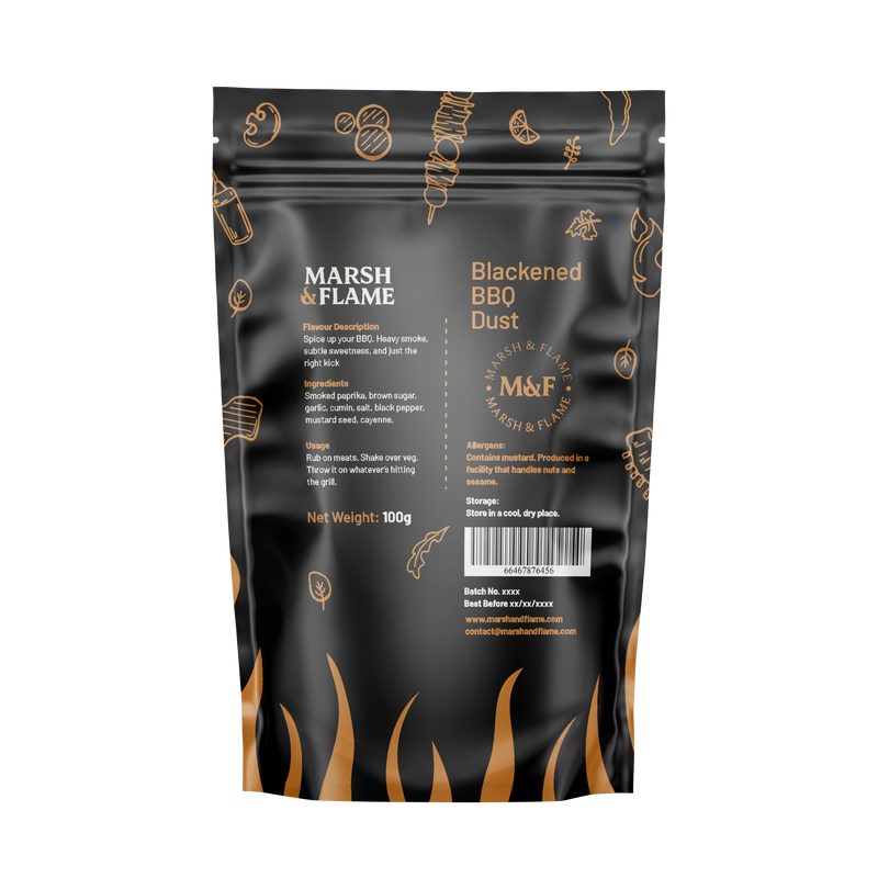 Blacked BBQ Dust - 100g Pouch