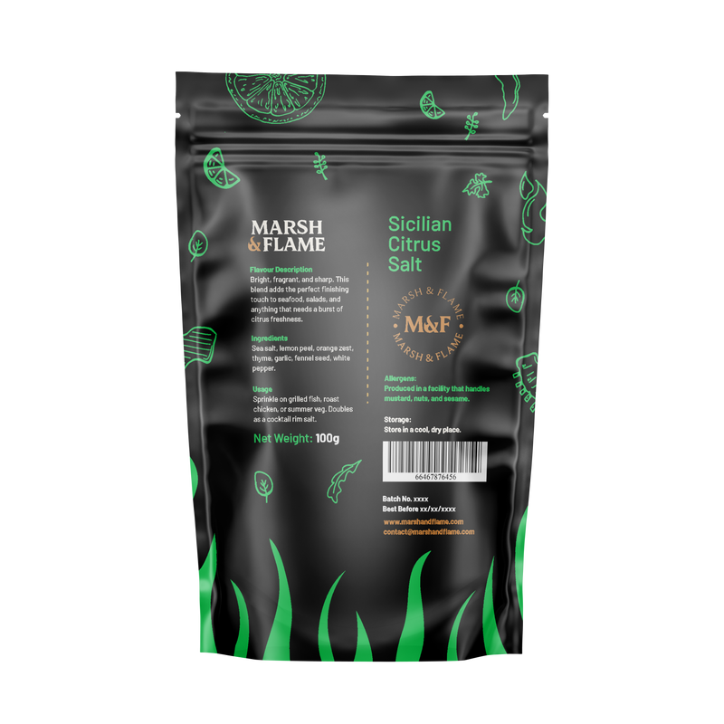 Sicilian Citrus Salt - 100g Pouch