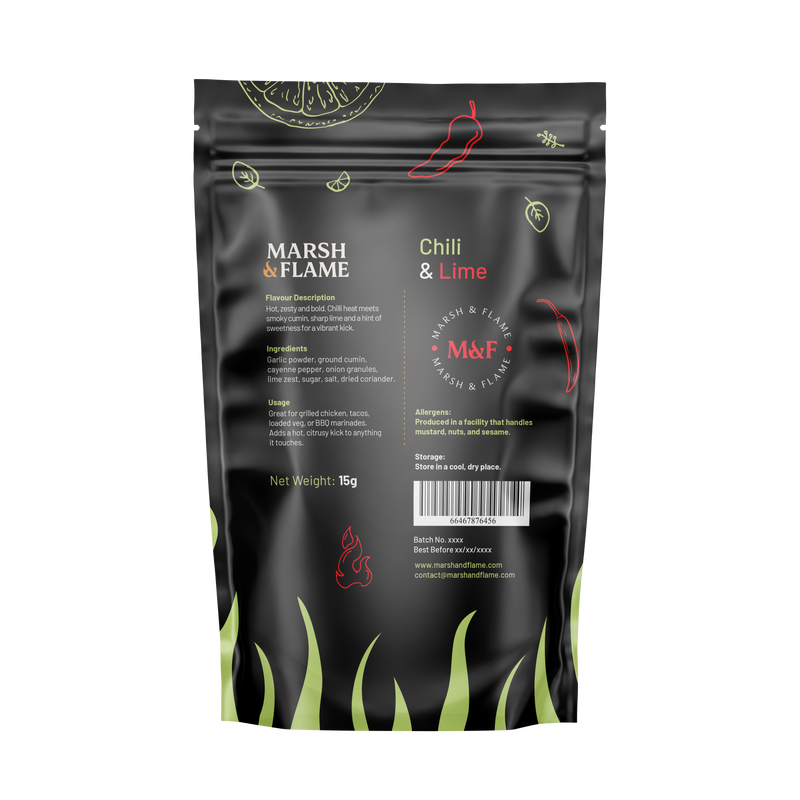 Chilli & Lime - 100g Pouch