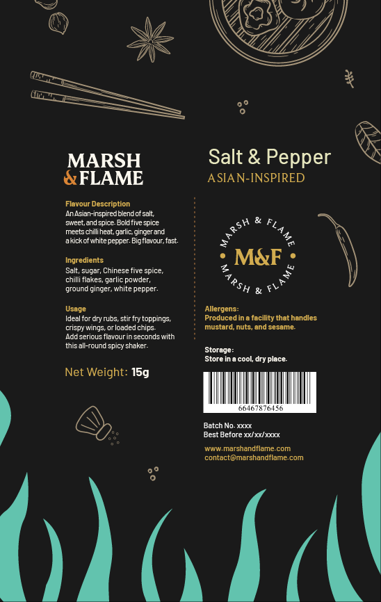 Salt & Pepper - 100g Pouch